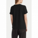 Camiseta Guess Negra Chica