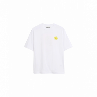 camisetas mujer Camiseta ARMEDANGELS Tarjaa Graphic White