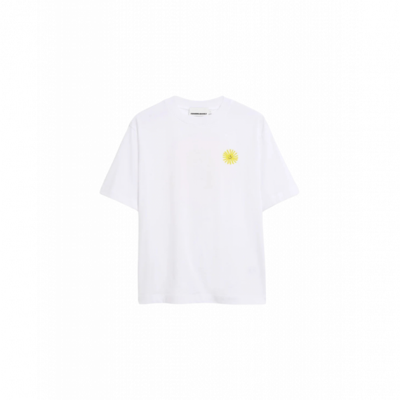 camisetas mujer Camiseta ARMEDANGELS Tarjaa Graphic White