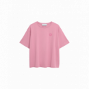 camisetas mujer Camiseta ARMEDANGELS Oversize Giannaa Difference Washed Berry