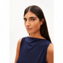 camisetas mujer Camiseta ARMEDANGELS Laminiaa Tinted Navy