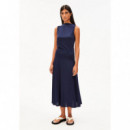 camisetas mujer Camiseta ARMEDANGELS Laminiaa Tinted Navy