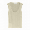 Camisetas Mujer Camiseta VERO MODA Aware Bowie Pistachio Shell