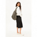 Bolso ARMEDANGELS Vichy Seersucker Pouch Bag Foam Dried Palm