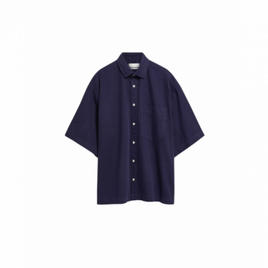 Camisas Camisa ARMEDANGELS Cotton Lino Tinted Navy