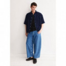 Camisas Camisa ARMEDANGELS Cotton Lino Tinted Navy