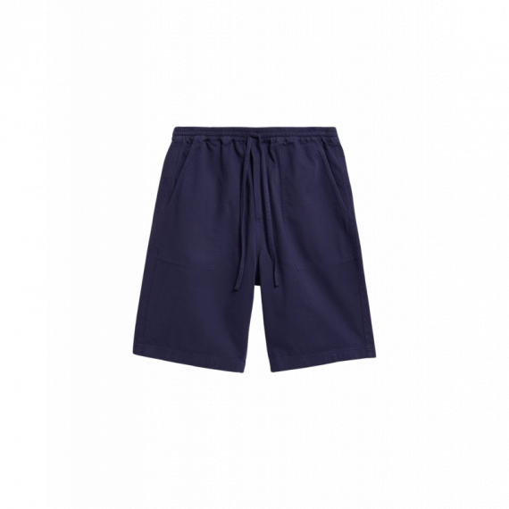 Bermudas ARMEDANGELS Cotton Lino Tinted Navy