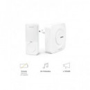 GARZA Timbre Inalambrico Tactil 200Mtrs Funciona Sin Pilas el Transmisor Blanco 401323G