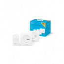 GARZA Pack 2 Timbres Inalambrico Con Pilas y Receptor Blanco 401328G