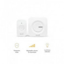 GARZA Pack 2 Timbres Inalambrico Con Pilas y Receptor Blanco 401328G