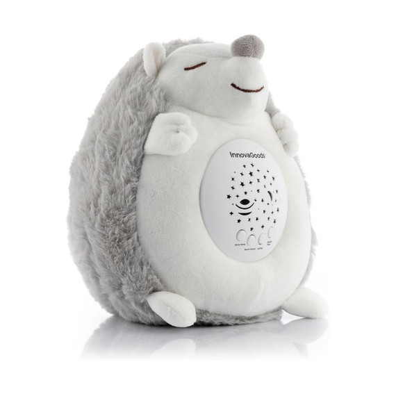 INNOVAGOODS Peluche Spikey Con 15 Melodias Relajantes Y Proyector Quitamiedos Blanco