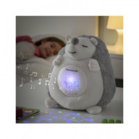 INNOVAGOODS Peluche Spikey con 15 Melodias Relajantes y Proyector Quitamiedos Blanco