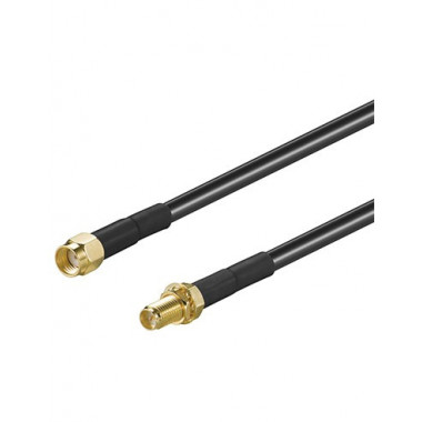 NIMO Cable Conexion Sma M/h 5MTRS Negro WIR1273