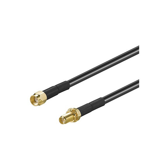 NIMO Cable Conexion Sma M/h 5MTRS Negro WIR1273