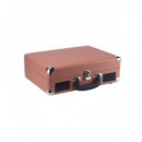 PRIXTON Tocadisco Grabador VC400 Moka Bluetooth,usb,radio FM,5W X2 Conversion a MP3 por USB