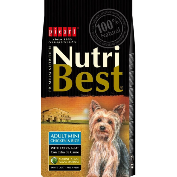 Nutribest Perro Adulto Mini 10 Kg  PICART