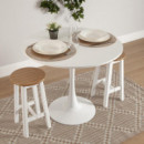 MESA BLANCA MEERA 100CM