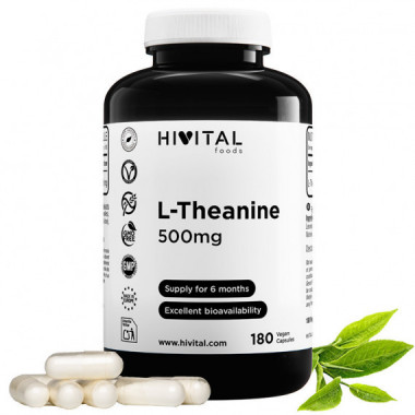 Hv- L-teanina 500MG | 180 C&aacute;psulas Veganas  HIVITAL