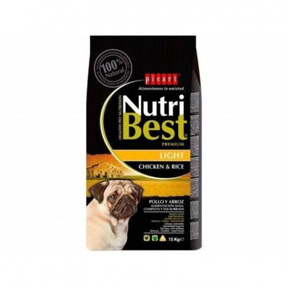 Nutribest Perro Adulto Light 15 Kg  PICART