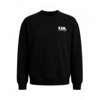 Sudadera de Cuello Redondo con Nombre de la Marca  KARL LAGERFELD JEANS