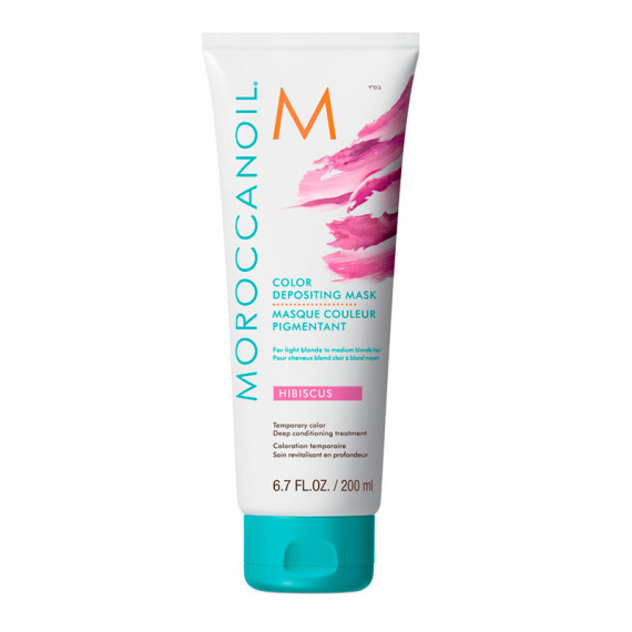 Mascarilla con Color: Hibiscus  MOROCCANOIL