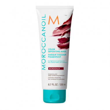 Mascarilla con Color: Burdeos  MOROCCANOIL