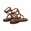 Esclava Doble Gilda Abalorios Marron  EXE
