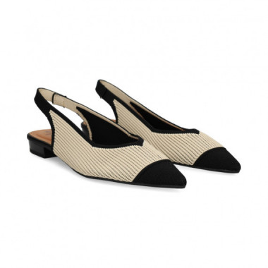 SIN TALON MIL RAYAS NEGRO+CREMA