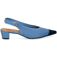 sin Talon Mil Rayas Azul+jeans  MISS ELASTIC