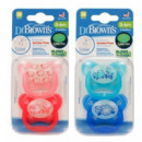 Chupa Drbrowns Silicona Prevent 0-6M 2 Uds  DRBROWN'S