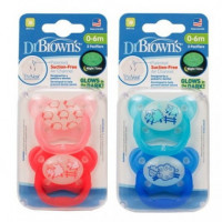 Chupa Drbrowns Silicona Prevent 0-6M 2 Uds  DRBROWN'S