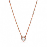 Collar Brillante Corazón 388425C01  PANDORA