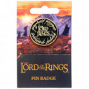 Pin Logo de el Señor de los Anillos Dorado  THE CARAT SHOP