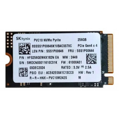 Disco Duro SSD Hynix PVC10 256GB M.2 NVMe (Formato 2242)