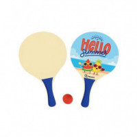 Juego de Palas de Playa de Madera 38X24CM Diseño Summer