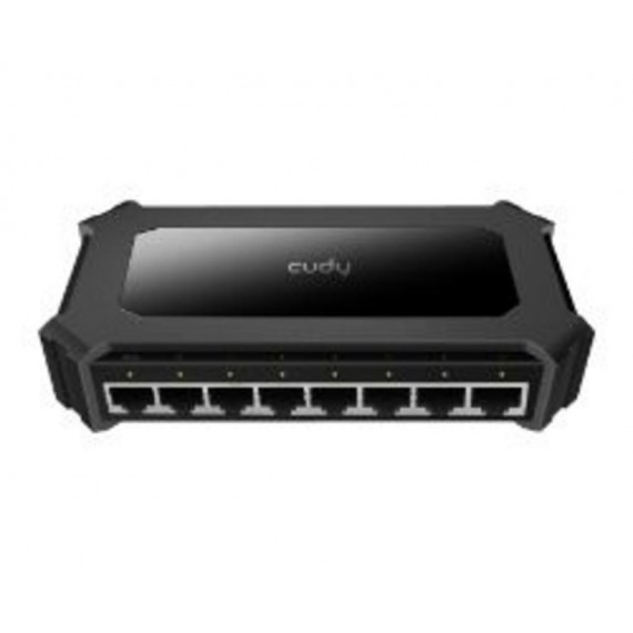 Switch CUDY 8xRJ45 GbE Negro (GS108D)