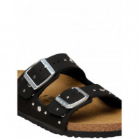 BIRKENSTOCK - Arizona Rivets Kids Syn Soft - Black - 1031646/BLACK
