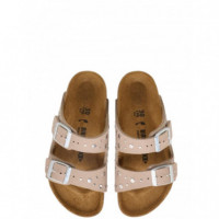 BIRKENSTOCK - Arizona Rivets Kids Syn Soft - Gray Taupe - 1031708/GRAY Taupe