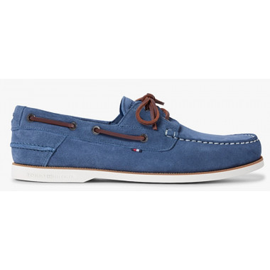 TOMMY HILFIGER - Th Boat Shoe Core Suede - Dbz - F|FM0FM05387/DBZ