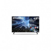 Televisor 43" HYUNDAI HTV4301UV Full HD S2 Smart TV Wifi