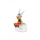Figuras Asterix y Obelix Sentados 12CM  PLASTOY