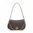 MD CHAIN CONV SHLDR NOLITA BRN/ACORN