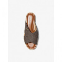 Kenzie Sandal Brown  MICHAEL KORS