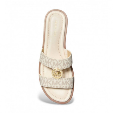 Erin Flat Sandal Vanilla  MICHAEL KORS