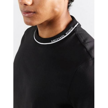 Logo Rib Tee Black  MICHAEL KORS