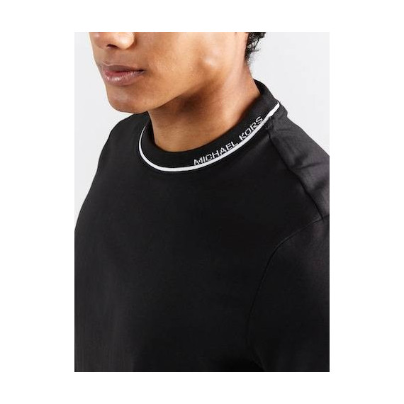 Logo Rib Tee Black  MICHAEL KORS