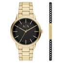 Set Reloj + Pulsera Dorado  ARMANI EXCHANGE