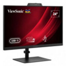 Monitor VIEWSONIC 24" IPS 120HZ Multim Ergonomico Webcam HDMI Dp USB 5YR Gar