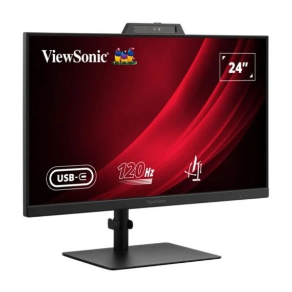 Monitor VIEWSONIC 24" IPS 120HZ Multim Ergonomico Webcam HDMI Dp USB 5YR Gar