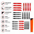 Juego Sierras Sable AICER 32 Pcs